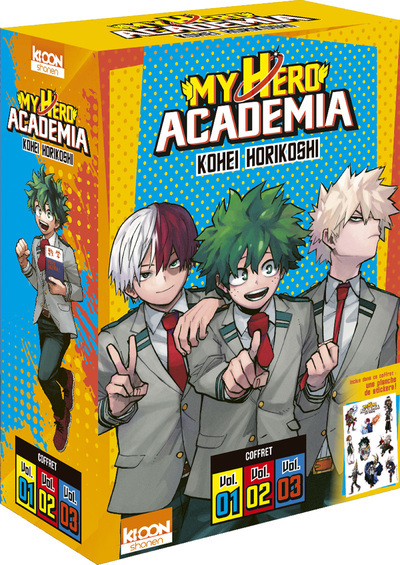 COFFRET MY HERO ACADEMIA T01 A T03
