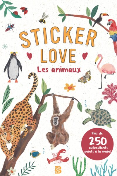 250 STICKER LOVE - LES ANIMAUX