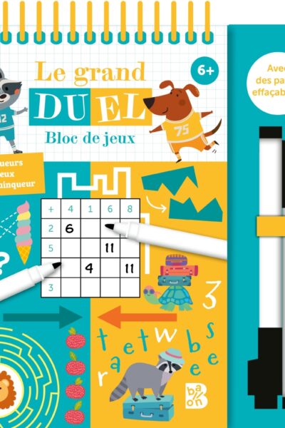 LE GRAND DUEL - BLOC DE JEUX 6+