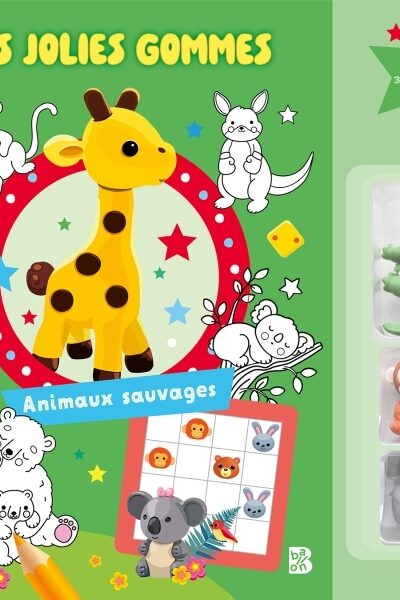 MES JOLIES GOMMES : ANIMAUX SAUVAGES