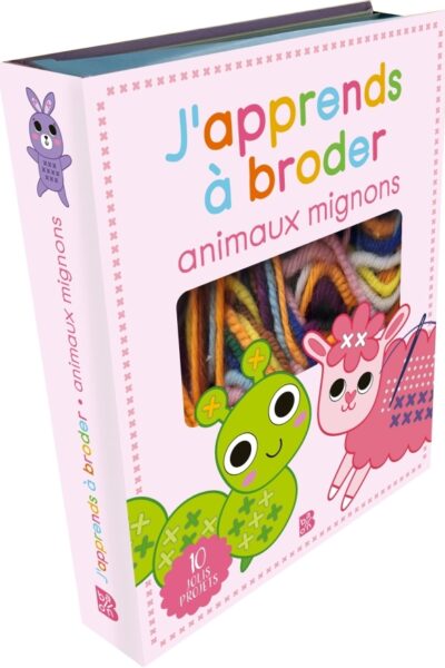 J'APPRENDS A BRODER - 10 JOLIES PROJETS ANIMAUX MIGNONS