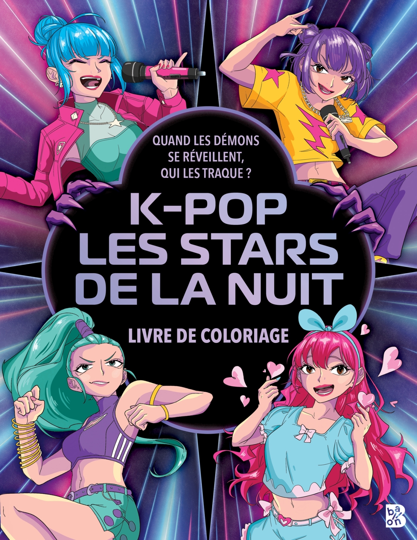 COLORIAGES K-POP - LES STARS DE LA NUIT