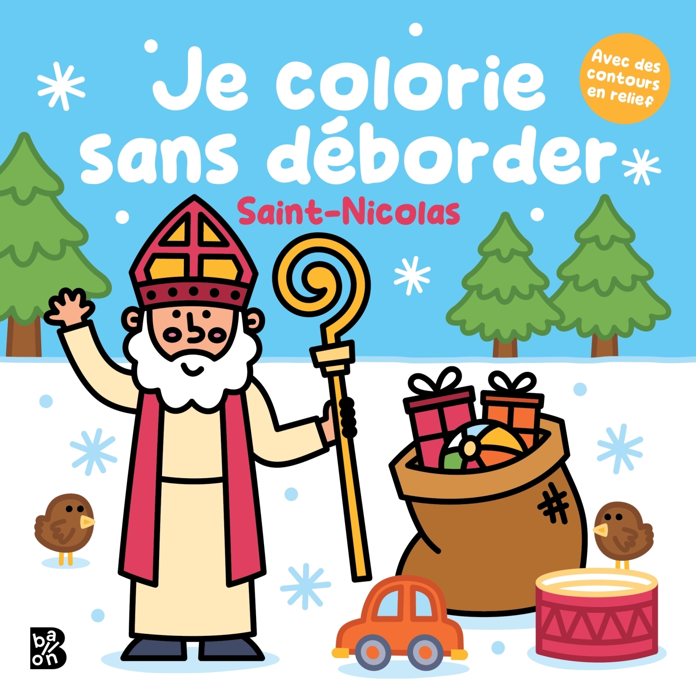 JE COLORIE SANS DEBORDER - SAINT-NICOLAS 2+