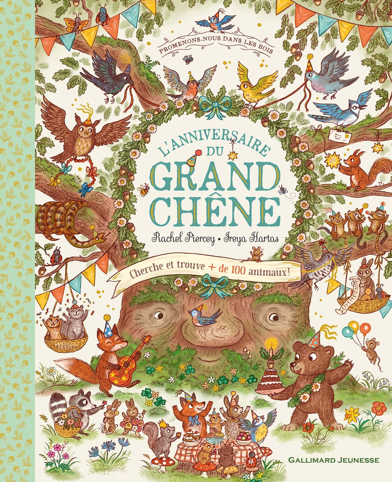 PROMENONS-NOUS DANS LES BOIS - L'ANNIVERSAIRE DU GRAND CHÊNE - CHERCHE ET TROUVE PLUS DE 100 ANIMAU
