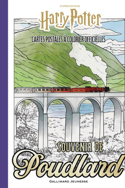 HARRY POTTER, CARTES POSTALES A COLORIER 2, HEROS ET LIEUX MAGIQUES (TP)