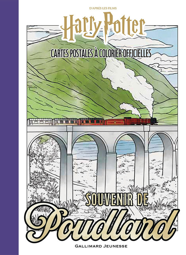 HARRY POTTER, CARTES POSTALES A COLORIER 2, HEROS ET LIEUX MAGIQUES (TP)
