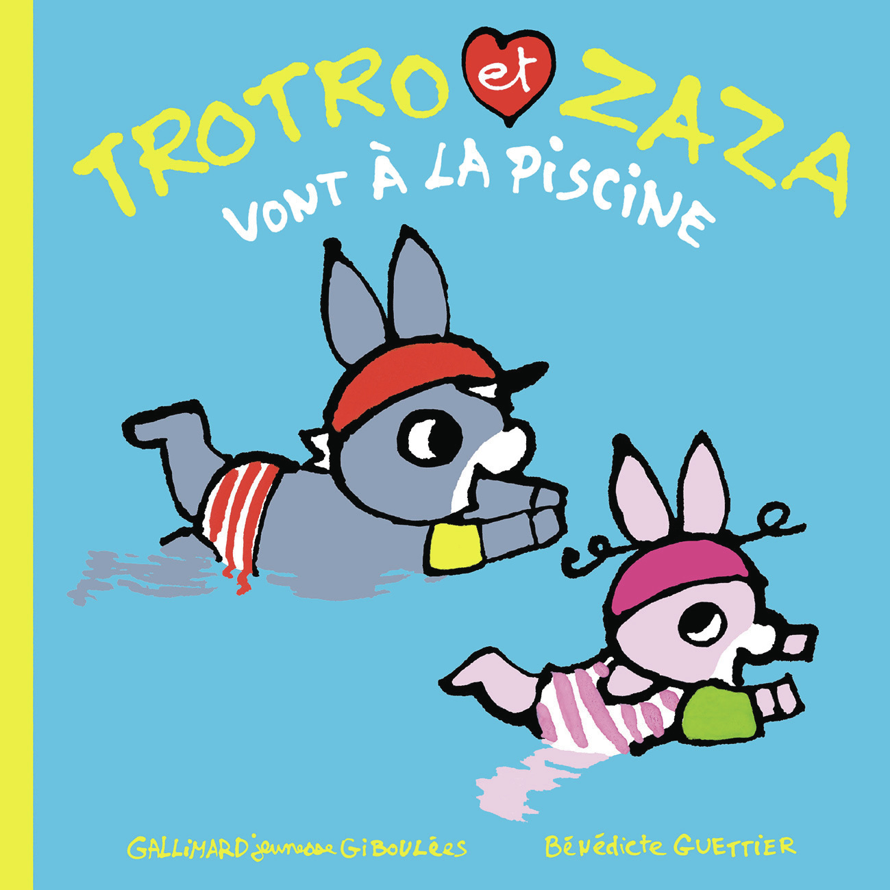 TROTRO ET ZAZA T37 VONT A LA PISCINE