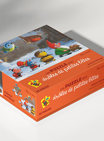 LES DROLES DE PETITES BETES - BENJAMIN LE LUTIN DE NOEL - PUZZLE