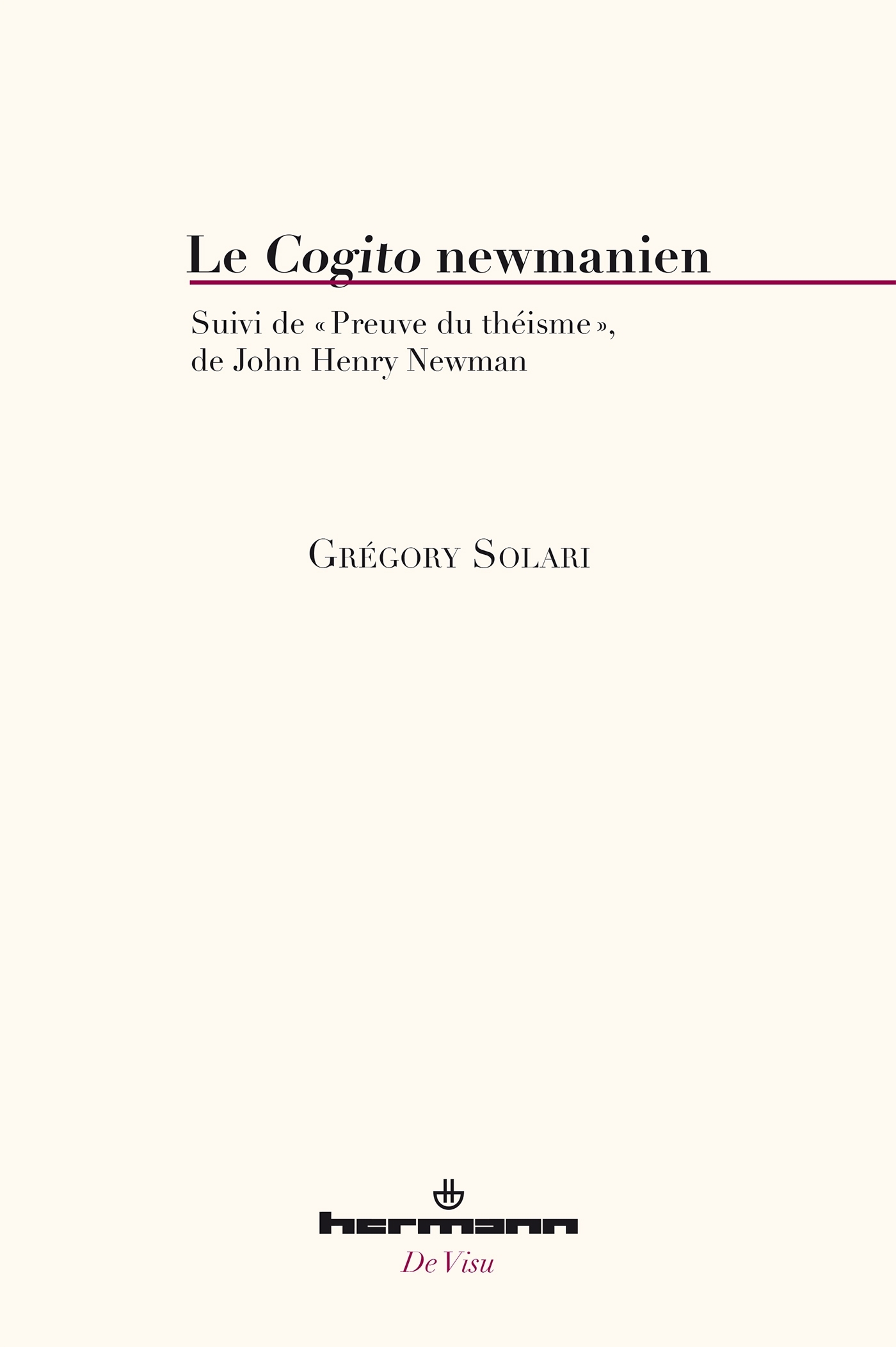 LE COGITO NEWMANIEN
