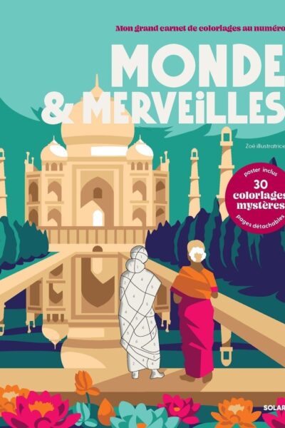 COLORIAGE AU NUMERO - TOUR DU MONDE