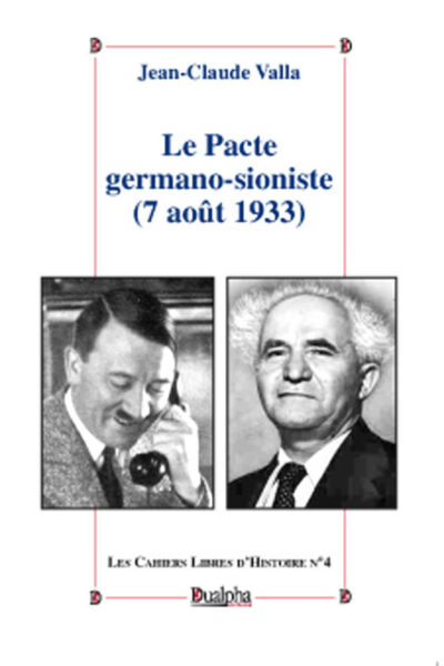 LE PACTE GERMANO-SIONISTE (7 AOÛT 1933)
