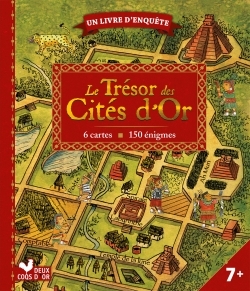 LE TRESOR DES CITES D'OR LIVRE AVEC CARTES ET LOUPE