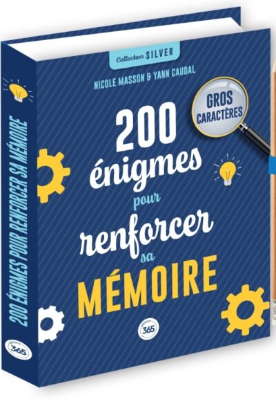 200 ENIGMES POUR RENFORCER SA MEMOIRE - SPECIAL SENIORS - CRAYON OFFERT