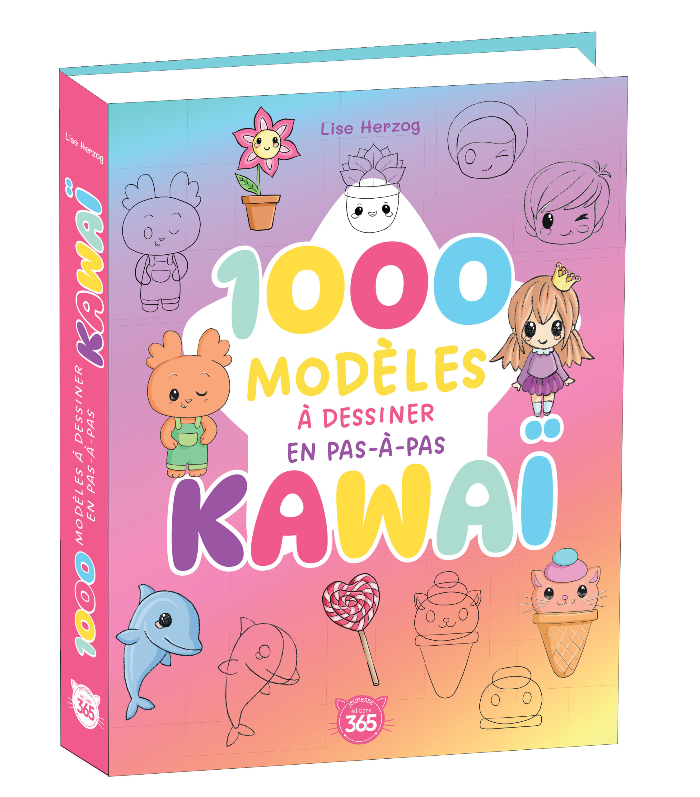 1000 MODELES ULTRA-SIMPLES A DESSINER EN PAS A PAS KAWAI
