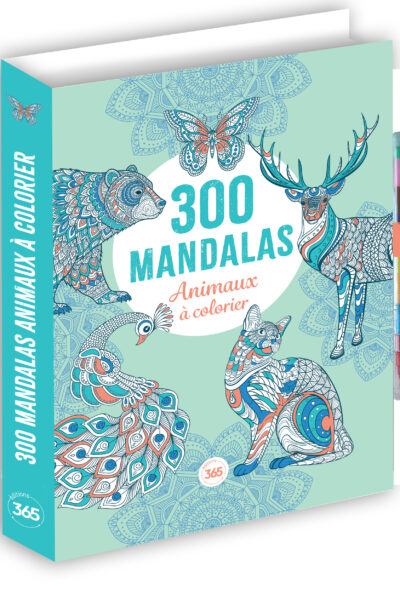 300 MANDALAS - ANIMAUX A COLORIER