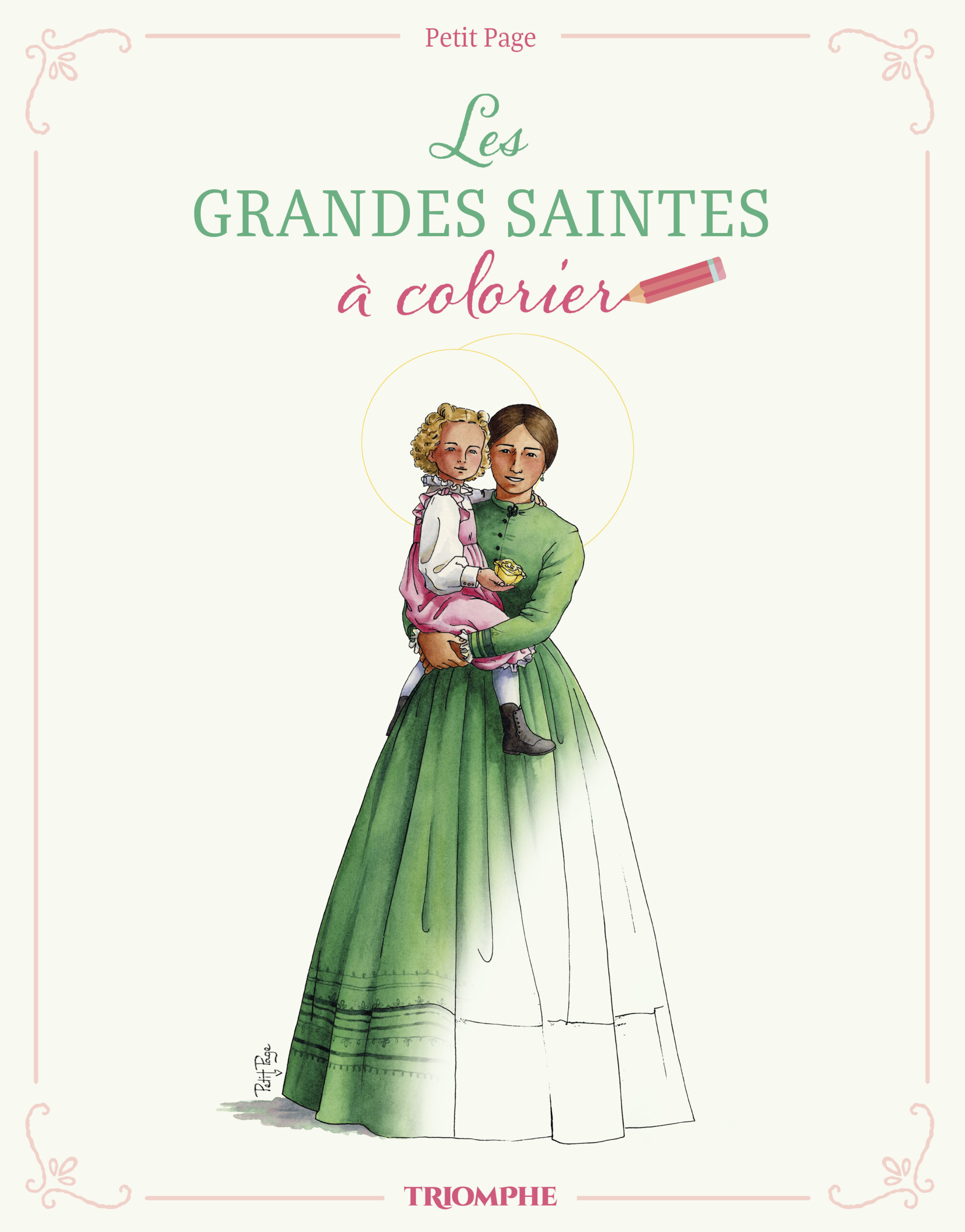 LES GRANDES SAINTES A COLORIER