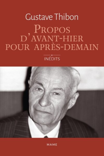 PROPOS D'AVANT-HIER POUR APRES-DEMAIN