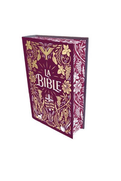 LA BIBLE   RELIEE + JASPAGE FONCEE