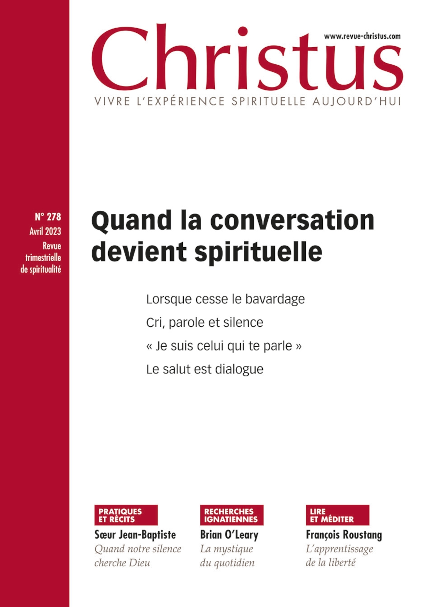 CHRISTUS 278 - QUAND LA CONVERSATION DEVIENT SPIRITUELLE