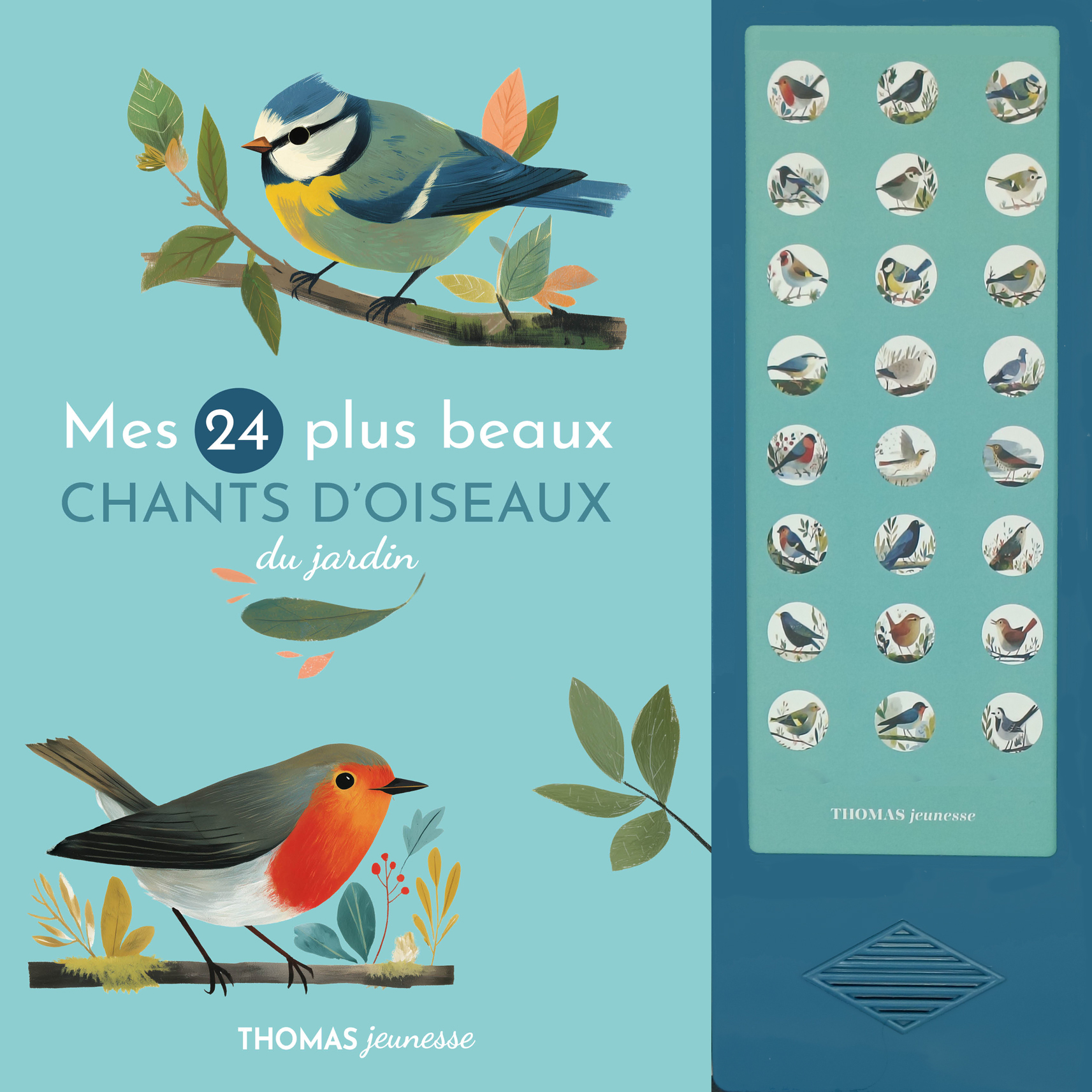 MES 24 PLUS BEAUX CHANTS D'OISEAUX EN LIVRE SONORE