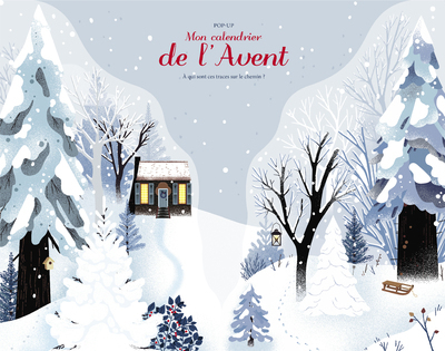 MON CALENDRIER DE L'AVENT POP-UP - A QUI SONT CES TRACES SUR LE CHEMIN ?