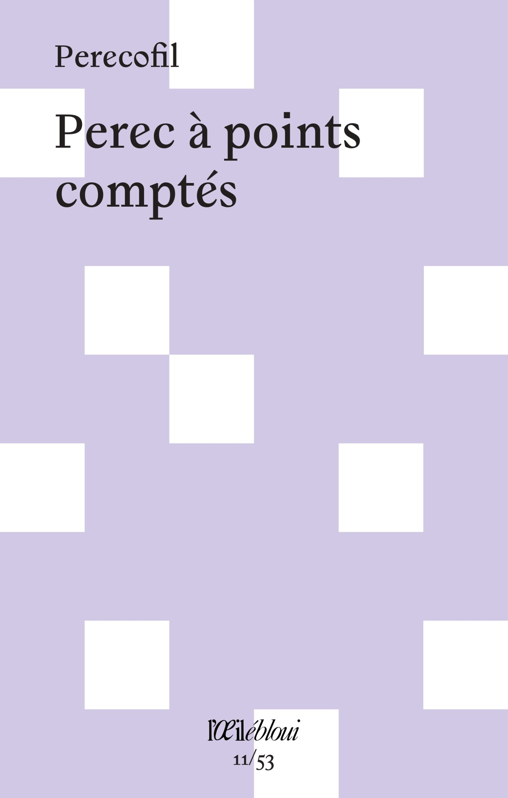 PEREC À POINTS COMPTÉS