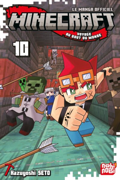MINECRAFT, LE MANGA OFFICIEL T10 VOYAGE AU BOUT DU MONDE0
