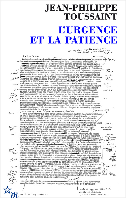 L URGENCE ET LA PATIENCE 104