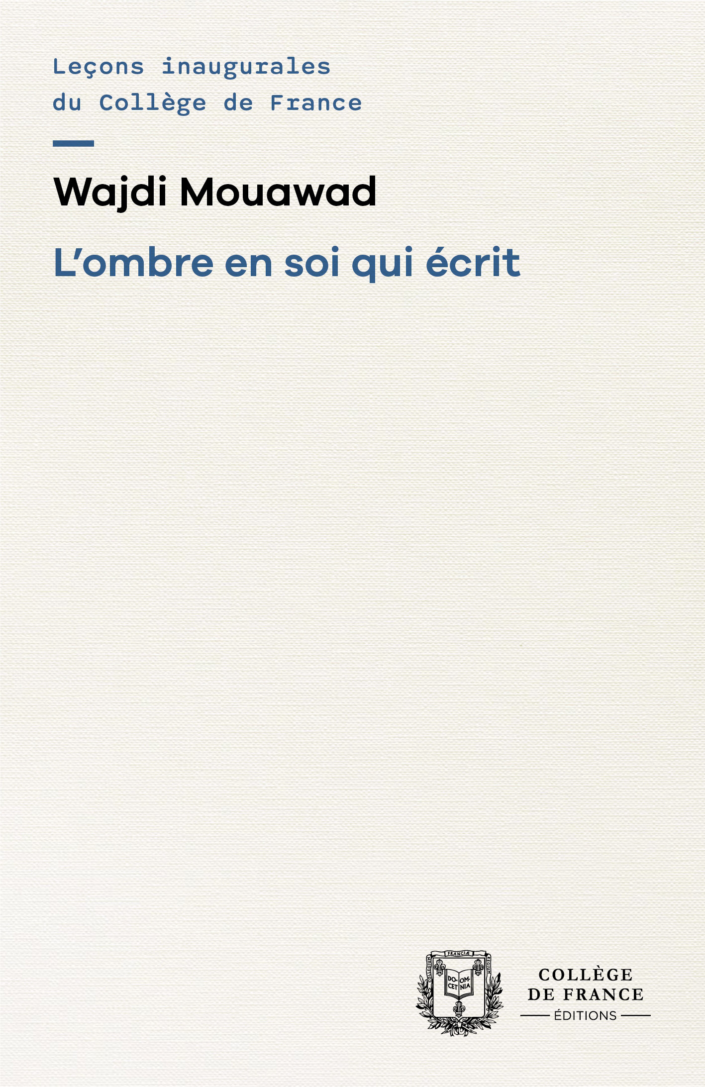 OMBRE EN SOI QUI ECRIT