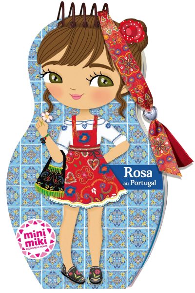 MINIMIKI - CARNET CREATIF - ROSA AU PORTUGAL