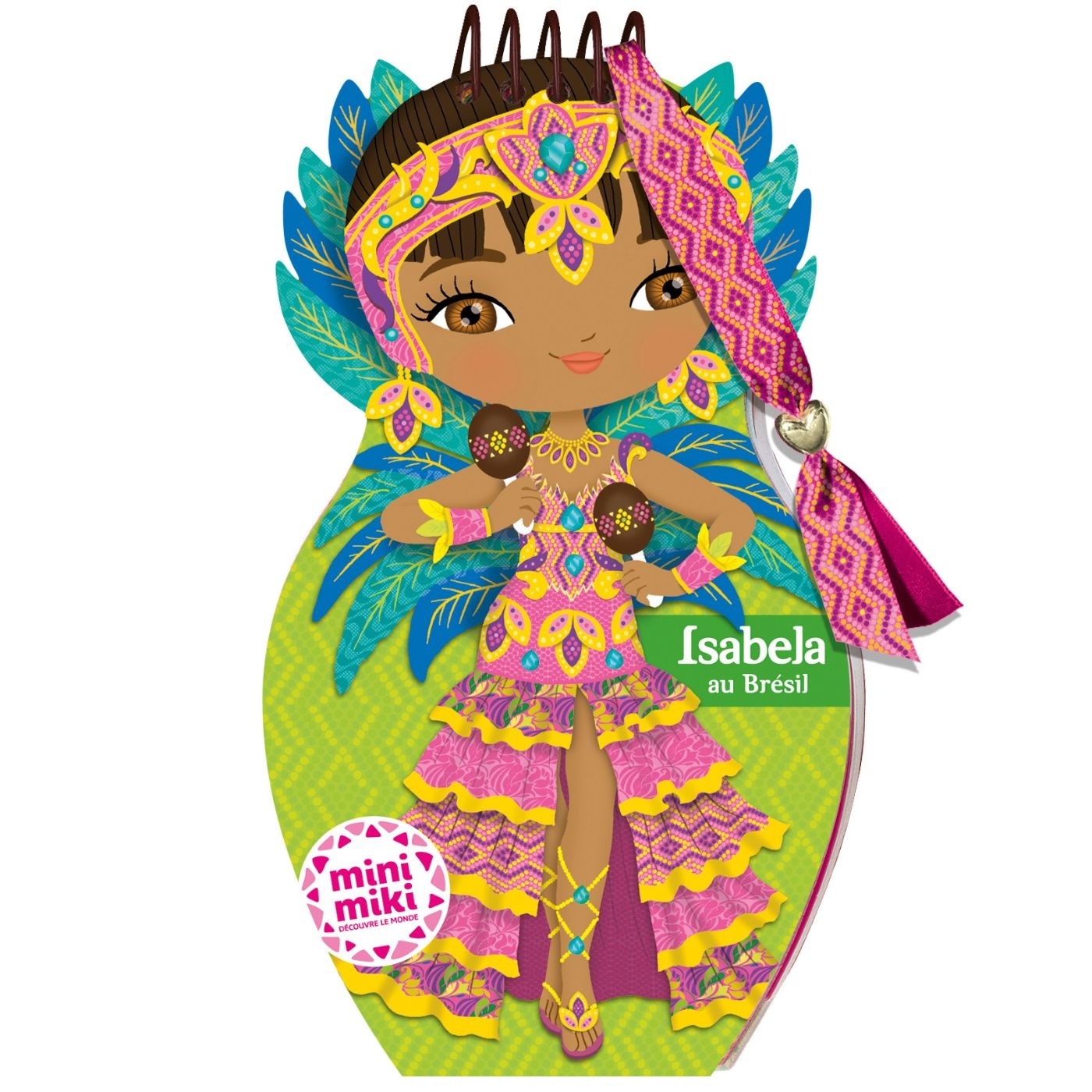 MINIMIKI - CARNET CREATIF - ISABELA AU BRESIL NOUVELLE EDITION - 2025