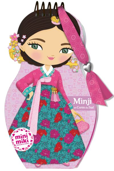 MINIMIKI - CARNET CREATIF - MINJI EN COREE DU SUD
