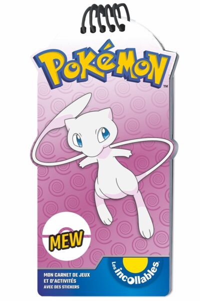 POKEMON - MON CARNET DE JEUX ET D'ACTIVITES AVEC STICKERS - MEW