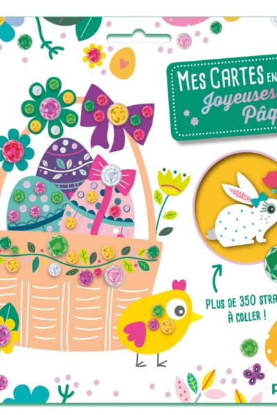 MES CARTES EN STRASS - JOYEUSES PÂQUES ! - 400 STICKERS