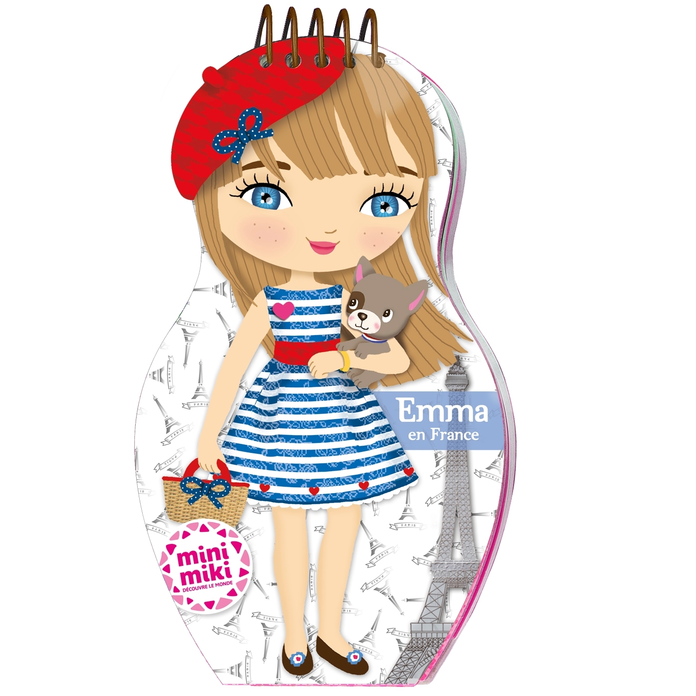 MINIMIKI - CARNET CREATIF - EMMA EN FRANCE - EDITION 2021