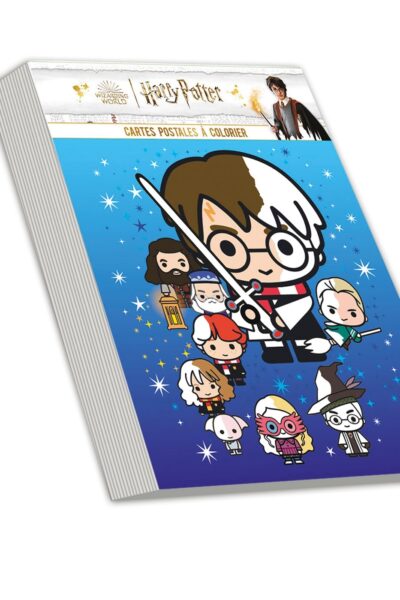HARRY POTTER - CARTES POSTALES A COLORIER