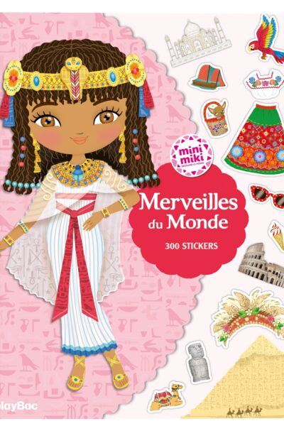 MINIMIKI - STICKERS - MERVEILLES DU MONDE - 300 STICKERS
