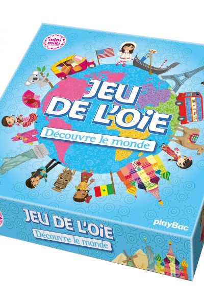 MINIMIKI - JEU DE L'OIE  - DECOUVRE LE MONDE