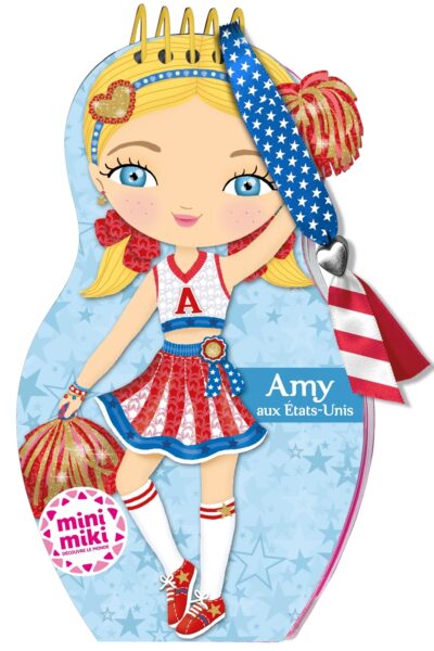 MINIMIKI - CARNET CREATIF - AMY AUX ETATS-UNIS NOUVELLE EDITION