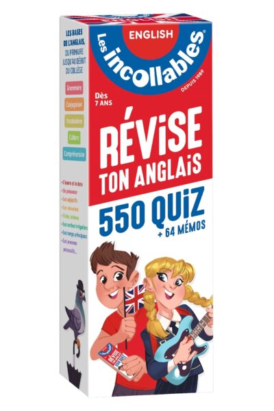 REVISE TON ANGLAIS, 7/12 ANS - 550 QUESTIONS REPONSES