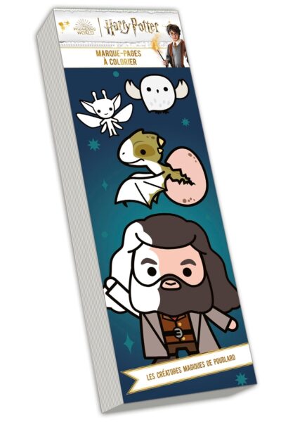 HARRY POTTER - MES MARQUE-PAGES A COLORIER CREATURES MAGIQUES