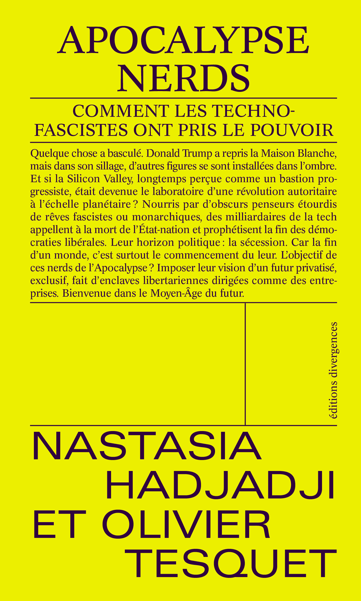 APOCALYPSE NERDS - COMMENT LES TECHNOFASCISTES ONT PRIS LE POUVOIR