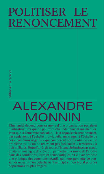 POLITISER LE RENONCEMENT