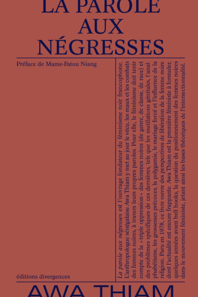 LA PAROLE AUX NEGRESSES