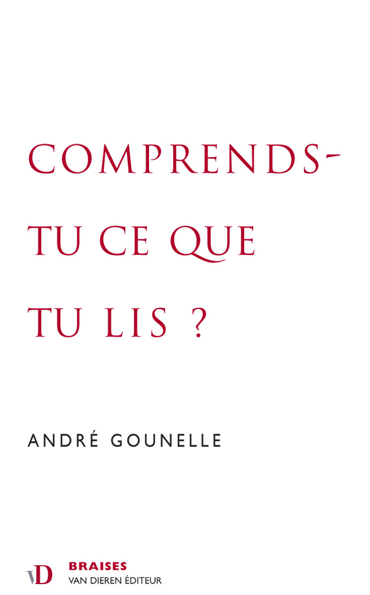 COMPRENDS-TU CE QUE TU LIS?