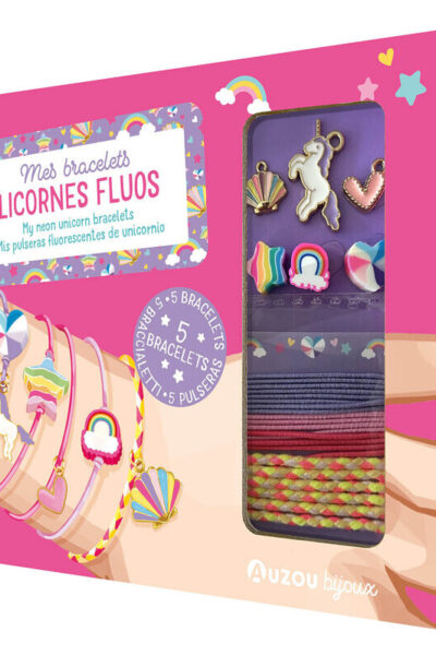 MES BRACELETS LICORNES FLUOS