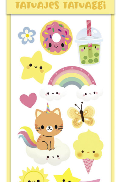 MES P'TITS TATTOOS KAWAII 3+