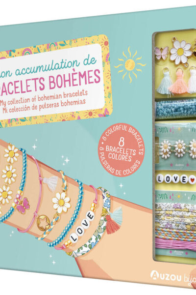 MON ACCUMULATION DE BRACELETS BOHEMES - 8 BRACELETS COLORES