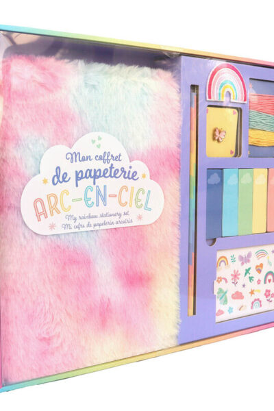 MON COFFRET PAPETERIE ARC-EN-CIEL