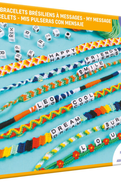 MON COFFRET D'ARTISTE - MES BRACELETS BRESILIENS A MESSAGES